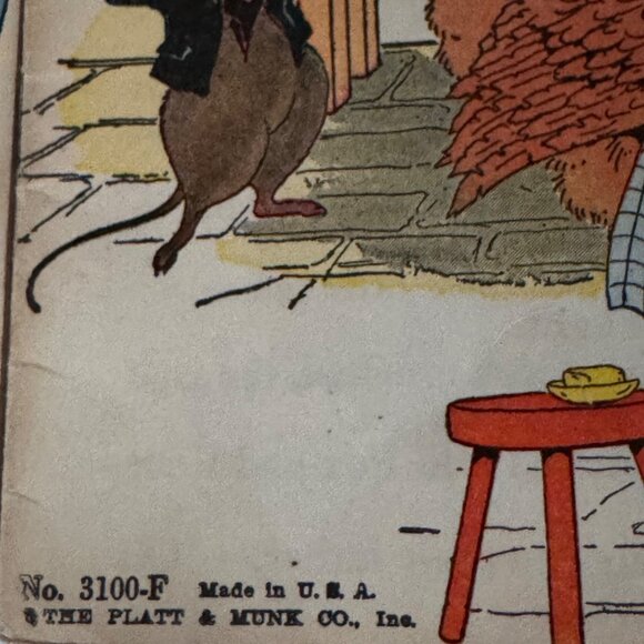 Vtg 1930s Platt & Munk Childrens 17 Book Set Classic Fairy Tales Nursery Rhymes - Picture 5 of 15